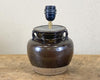 Lampe de chevet rustique - Bougeoir ancien monté en lampe