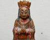 Statue en bois d'ancêtre assis - Déité chinoise - Décoration ethnique