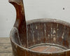 Seau d'eau en bois patiné - Intérieur rural - SERES Collection