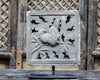 Brique antique ornée d’une représentation d'un couple d'oiseaux