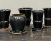 Grands pots Chinois anciens émaillés avec pieds larges - SERES Collection