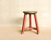 Round stools in various colours