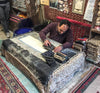 Nappe de table iranienne imprimée main au bloc de bois - SERES Collection