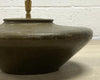 Pot ancien céramique monté en lampe - Lampe de chevet