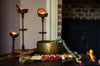 Lampes d'huile patinées et rouillées - Bougeoir antique - SERES Collection